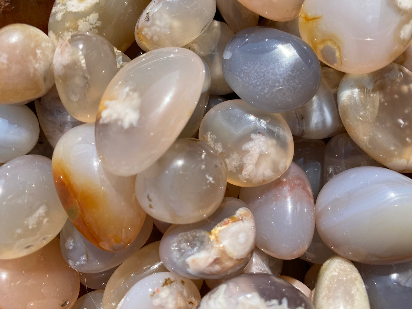 Flower Agate Tumble